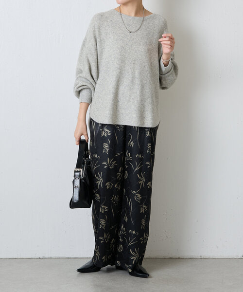 「COLLAGE GALLARDAGALANTE」 長袖ニット FREE サックスブルー レディース_画像2