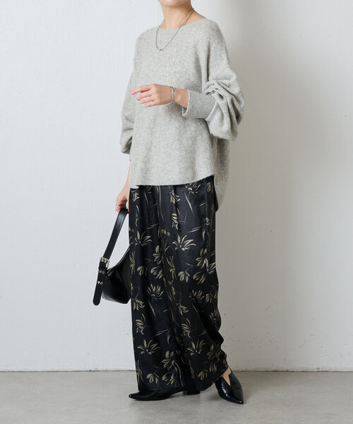 「COLLAGE GALLARDAGALANTE」 長袖ニット FREE サックスブルー レディース_画像6