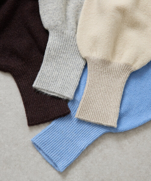 「COLLAGE GALLARDAGALANTE」 長袖ニット FREE サックスブルー レディース_画像9