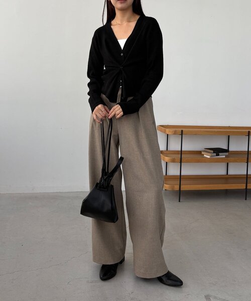 【12月25日までの出品】カプリシュレマージュ　ウエストマークニット 12月25日までの出品】カプリシュレマージュ ウエストマークニット