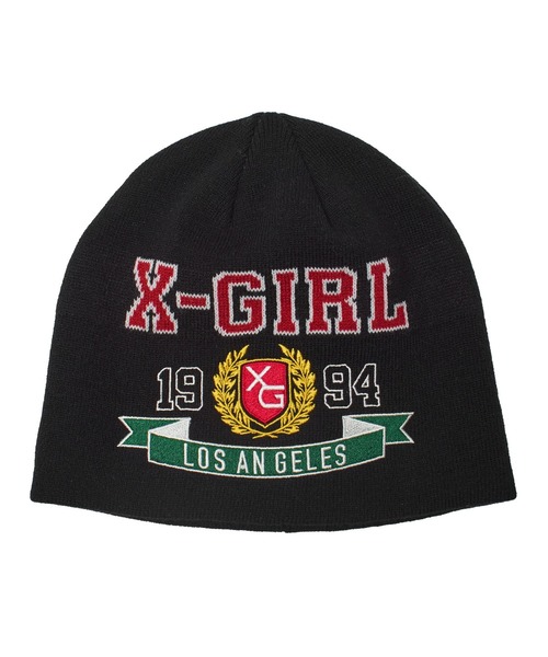 X-girl（エックスガール） ニット帽 ニットキャップ レディース