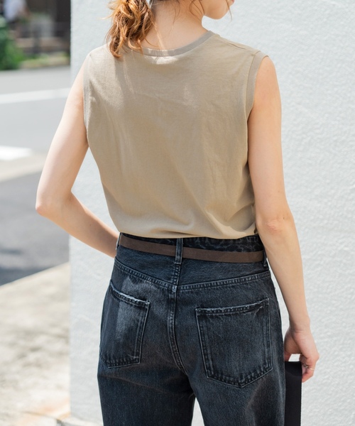 「Spick & Span」 ノースリーブトップス FREE ベージュ レディース_画像2