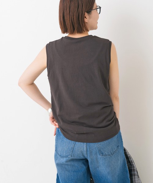 「Spick & Span」 ノースリーブトップス FREE ベージュ レディース_画像5
