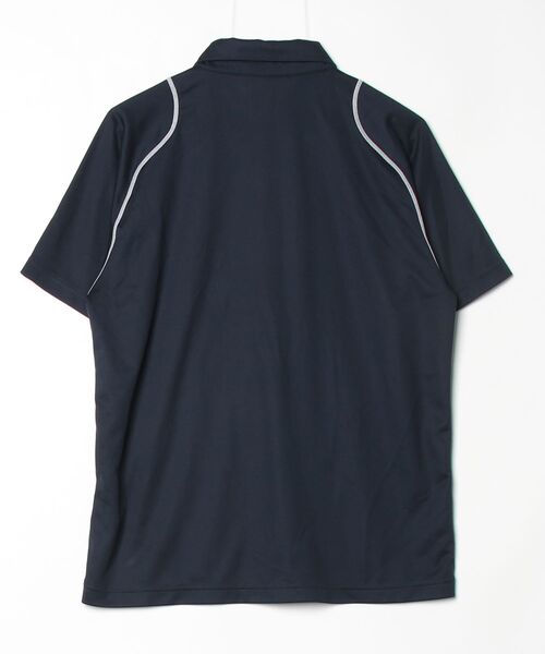 DESCENTE（デサント） 半袖ポロシャツ L ネイビー メンズ : ZOZOTOWN