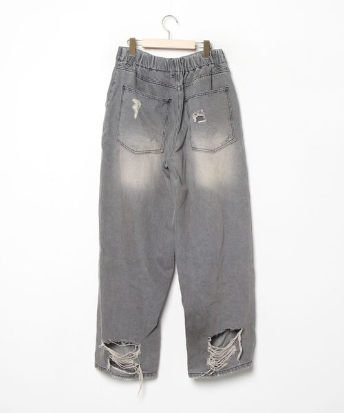 「XU」 デニムパンツ M グレー メンズ_画像2
