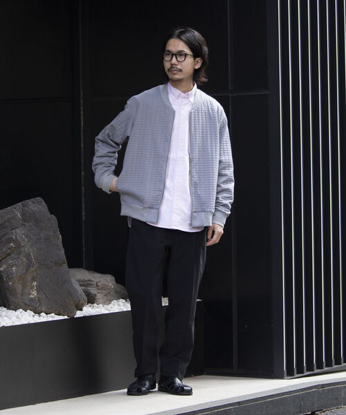 「GLOSTER」 ブルゾン M グレー メンズ_画像4