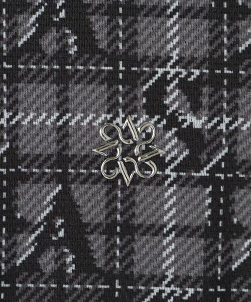 St ANDREWS ポロシャツ トリコットメッシュロゴチェックプリント半袖