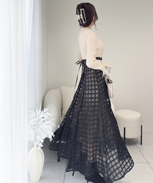 「mily bilet」 ドッキングワンピース SMALL ブラック レディース_画像5