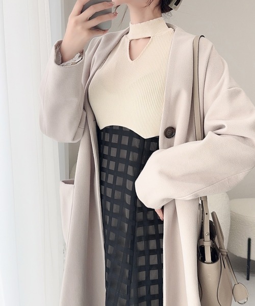 「mily bilet」 ドッキングワンピース SMALL ブラック レディース_画像7