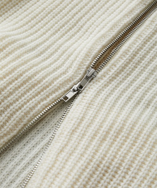 「CLEL」 ニットカーディガン L オフホワイト メンズ_画像5