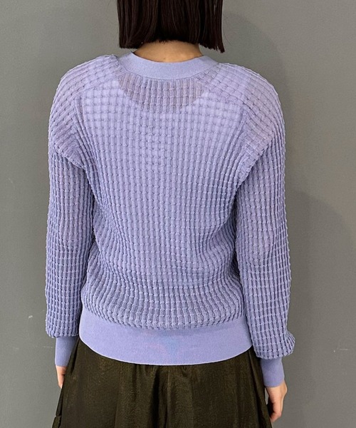 「DOUX ARCHIVES」 ニットカーディガン FREE ブラック レディース_画像9