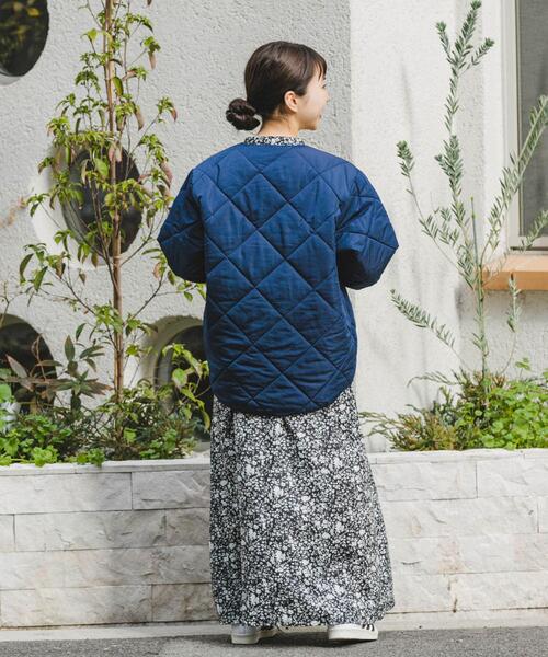 「ITEMS URBANRESEARCH」 キルティングブルゾン SMALL ブラウン レディース_画像6