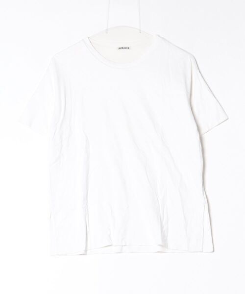AURALEE（オーラリー） 半袖Tシャツ 1 ホワイト レディース : ZOZOTOWN