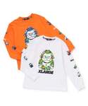 tシャツ 車柄ファニーゴリラ 長袖Tシャツ キ...の詳細画像2