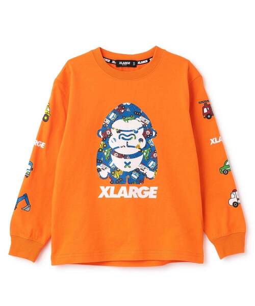 XLARGE KIDS（エクストララージ キッズ） tシャツ 車柄ファニーゴリラ
