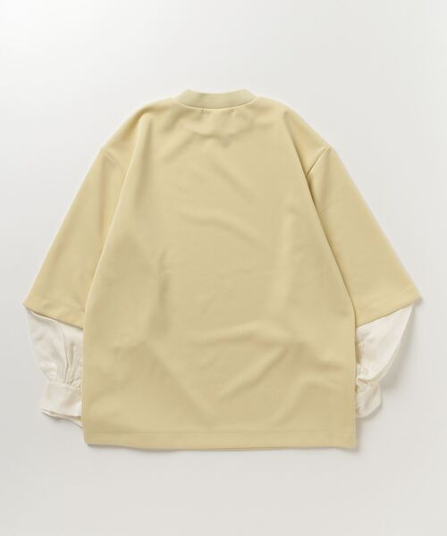 「TOGA PULLA」 長袖カットソー 38 ライトイエロー レディース_画像3