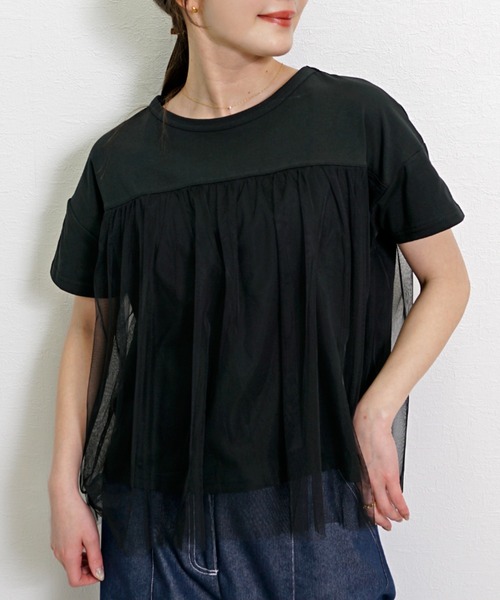 Belta attrice（ベルタアトリーチェ） tシャツ 半袖 チュール