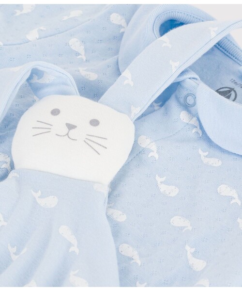 H*e様 新品 箱付 プチバトー クジラ柄ロンパース・リバーシブルベストセット PETIT BATEAU｜リバーシブルベスト | Rakuten Fashion(楽天