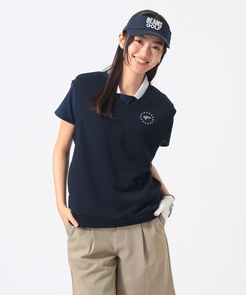 BEAMS GOLF（ビームス ゴルフ） ベスト ジレ 「WOMEN」ORANGE LABEL