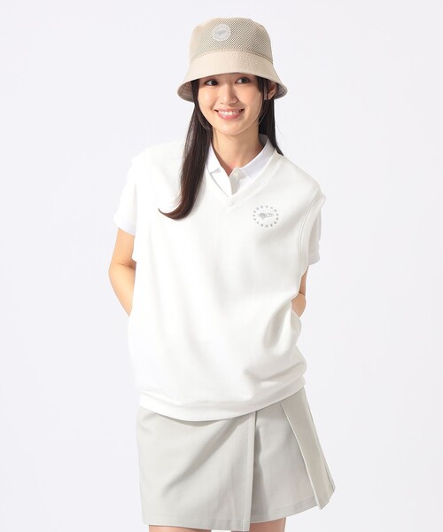 BEAMS GOLF（ビームス ゴルフ） ベスト ジレ 「WOMEN」ORANGE LABEL
