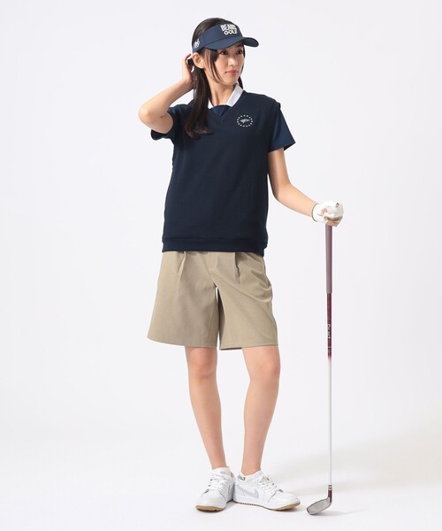 BEAMS GOLF（ビームス ゴルフ） ベスト ジレ 「WOMEN」ORANGE LABEL