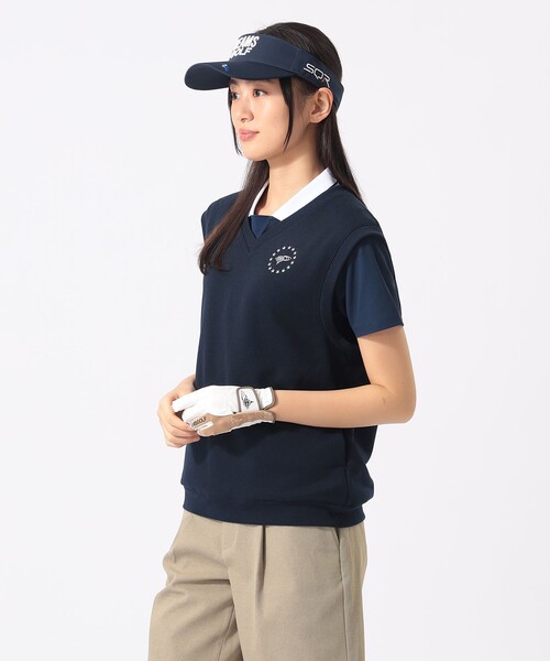 BEAMS GOLF（ビームス ゴルフ） ベスト ジレ 「WOMEN」ORANGE LABEL