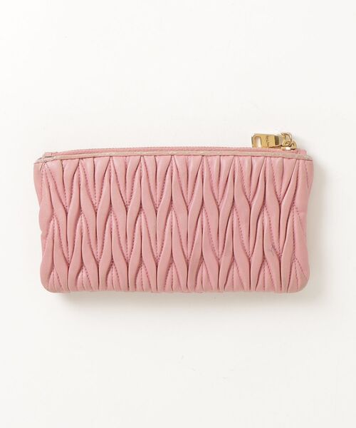 「miu miu」 ポーチ - ピンク レディースの画像