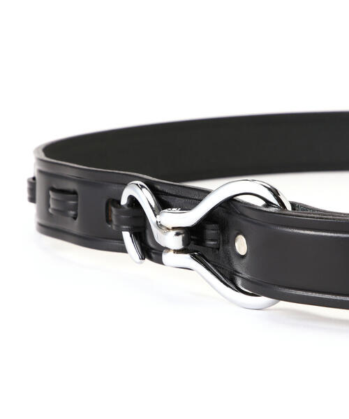「TORY LEATHER」 ベルト 28 ブラック メンズの画像