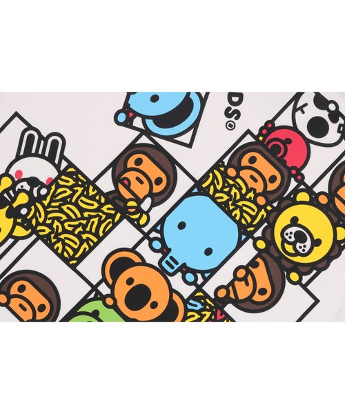 A BATHING APE（アベイシングエイプ） tシャツ BABY MILO FRIENDS