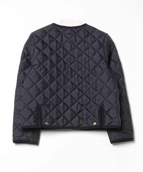 「Traditional Weatherwear」 ノーカラージャケット 36 ブラック レディースの画像