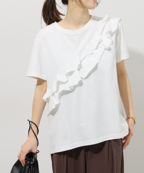 美品✨ DRIES VAN NOTEN アシンメトリー Tシャツ フリル JOURNAL STANDARD relume（ジャーナルスタンダード レリューム） t