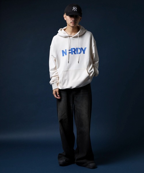 「NERDY」 プルオーバーパーカー LL ネイビー メンズ_画像6