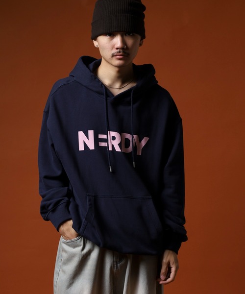 「NERDY」 プルオーバーパーカー LL ネイビー メンズ_画像7