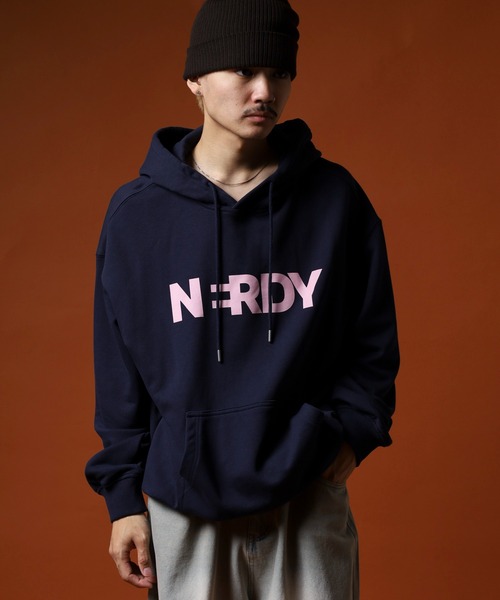 「NERDY」 プルオーバーパーカー LL ネイビー メンズ_画像8