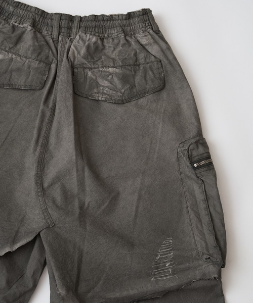 カーゴパンツ ADAMPATEK　grunge layered Cargo Pants レイヤードカーゴパンツ メンズ レディース_5