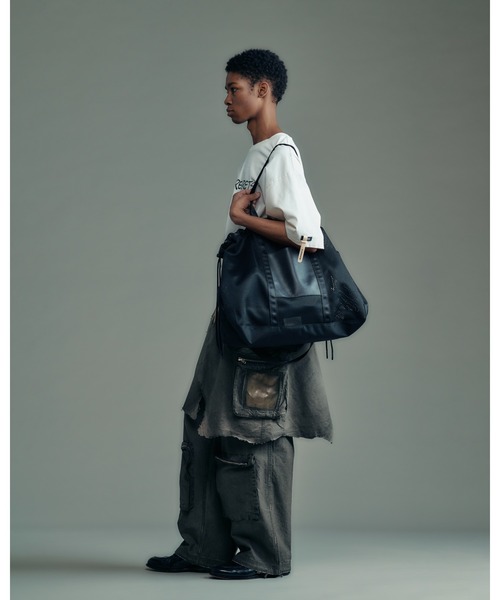 カーゴパンツ ADAMPATEK　grunge layered Cargo Pants レイヤードカーゴパンツ メンズ レディース_7