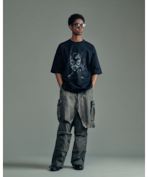 カーゴパンツ ADAMPATEK　grunge layered Cargo Pants レイヤードカーゴパンツ メンズ レディース_10