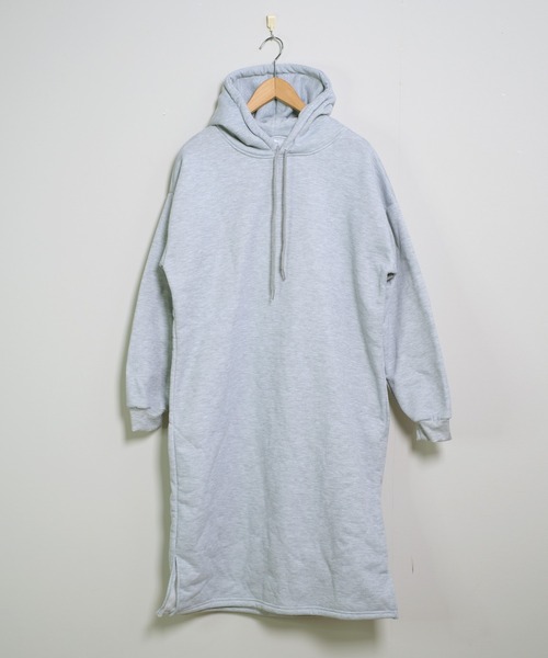 「shopnikoniko」 長袖ワンピース フリー グレー レディース_画像7