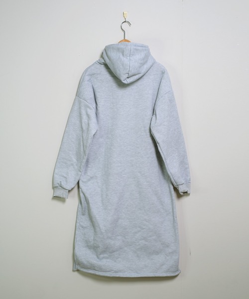 「shopnikoniko」 長袖ワンピース フリー グレー レディース_画像8