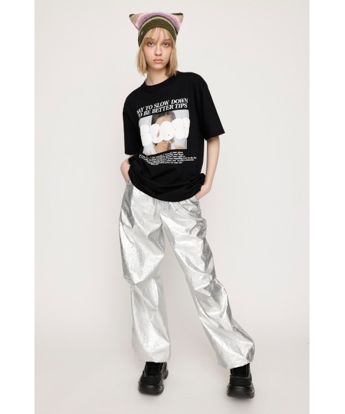 「SLY」 半袖Tシャツ FREE ホワイト レディース_画像2