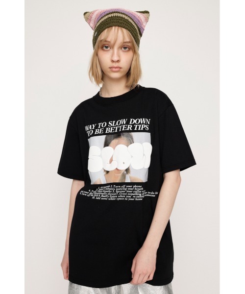 「SLY」 半袖Tシャツ FREE ホワイト レディース_画像3