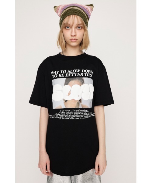 「SLY」 半袖Tシャツ FREE ホワイト レディース_画像5