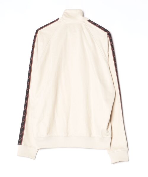 「FRED PERRY」 ジャージブルゾン L オートミール レディース_1
