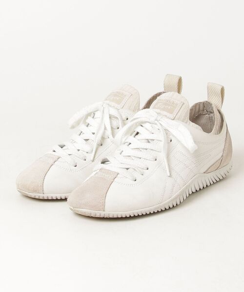 「Onitsuka Tiger」 ローカットスニーカー 22.5 ベージュ レディース