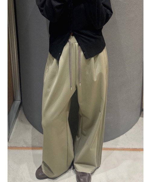 RIM.ARK スラックス パンツ Side tuck sporty PT サイドタック RIM.ARK スラックス パンツ Side tuck sporty PT サイドタック