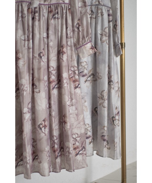 「tocco closet」 長袖ワンピース M ライトグレー レディース_画像2