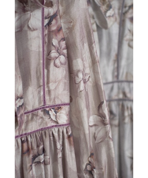 「tocco closet」 長袖ワンピース M ライトグレー レディース_画像3