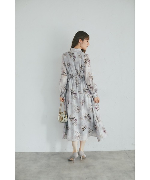 「tocco closet」 長袖ワンピース M ライトグレー レディース_画像8