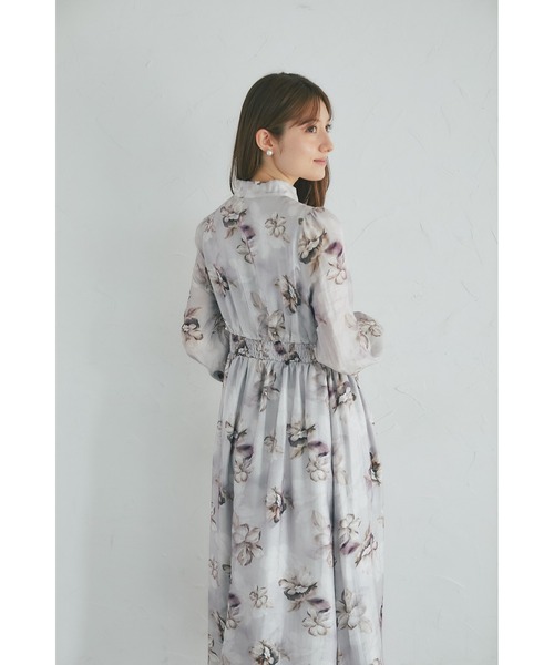 「tocco closet」 長袖ワンピース M ライトグレー レディース_画像9