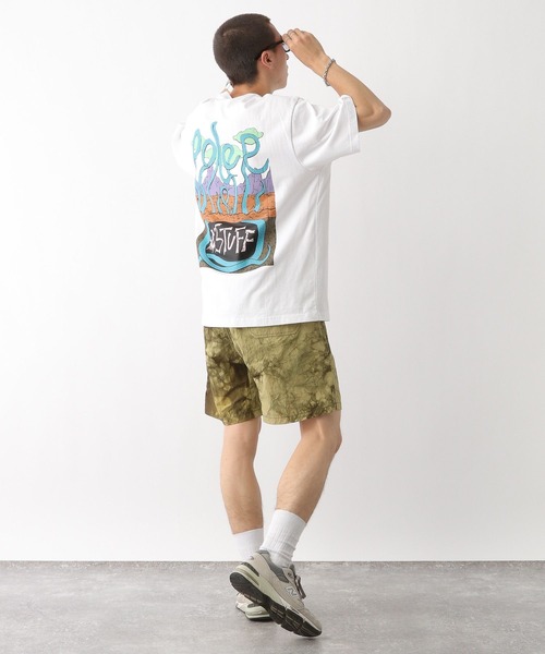 「POLeR」 半袖Tシャツ MEDIUM ダークグリーン メンズ_画像2